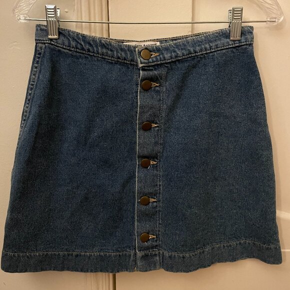 American Apparel Denim Mini Skirt - Picture 1 of 1